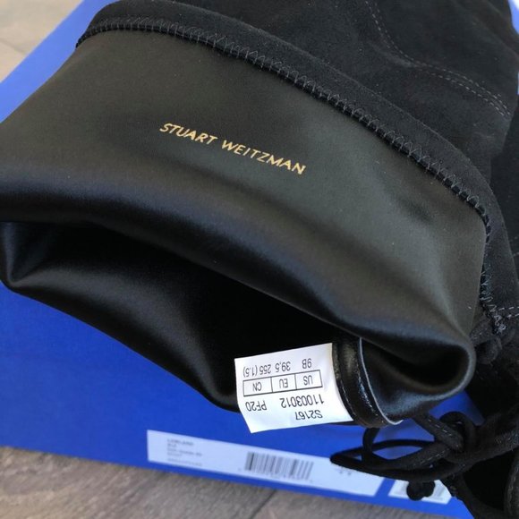 Stuart Weitzman Lowland Over the Knee Leather Boot - Picture 8 of 11